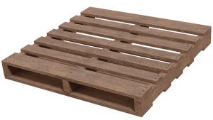 1165mm x 1165mm Hardwood Pallet